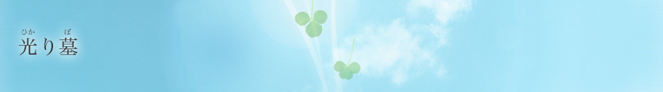 光り墓（ひかりぼ）～愛する家族へ最後のプレゼント～